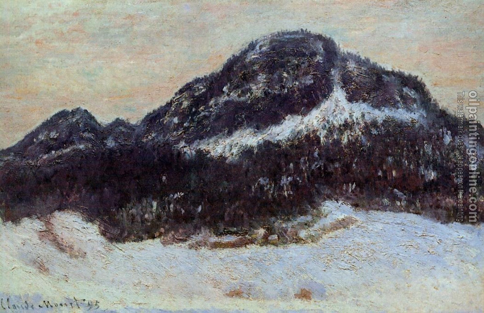 Monet, Claude Oscar - Mount Kolsaas